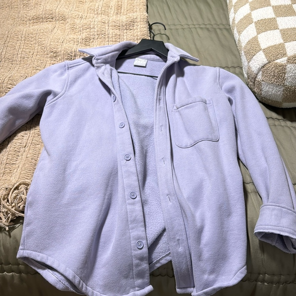 Aritzia Cozy Fleece Button Up